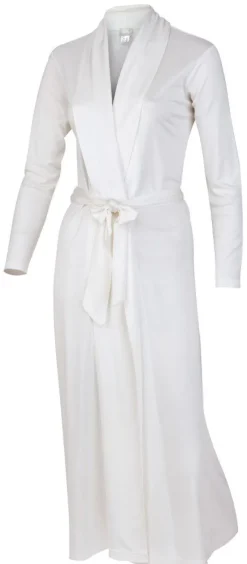 Seidenmix Wirkseide langer Morgenmantel ADELAIDE von Nightdreams