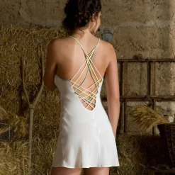 Seidennachthemd COEUR aus Seiden-Mousselin von Marjolaine