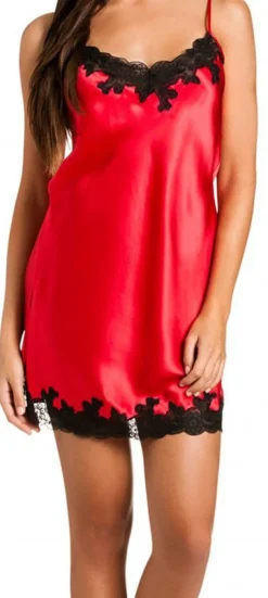 Seidennachthemd SAKHALI mit Spitze von GATTINA