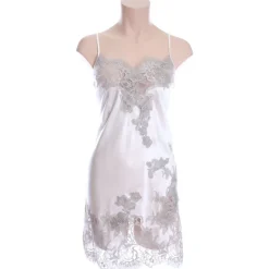 Seiden-Negligé DEMON No.2 mit Spitze von Marjolaine