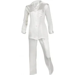 Seidenpyjama LONDON uni von Nightdreams aus 100% Seide