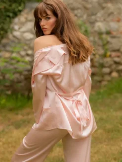 Seidenpyjama SOIE UNIE von Marjolaine Basic Line