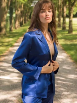 Seidenpyjama SOIE UNIE von Marjolaine Basic Line