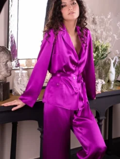 Seidenpyjama SOIE UNIE von Marjolaine Basic Line