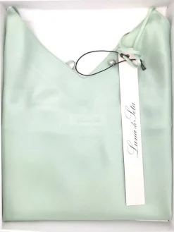 Seidentop 100% Seide CLASSICO uni von Luna di Seta