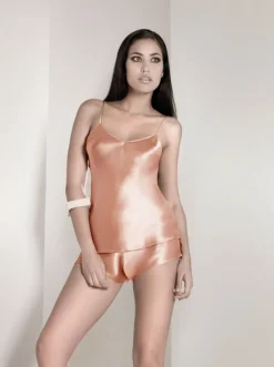 Seidentop 100% Seide CLASSICO uni von Luna di Seta