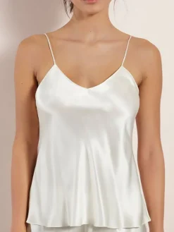 Seidentop 100% Seide CLASSICO bunt von Luna di Seta