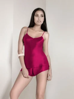 Seidentop 100% Seide CLASSICO Satin von Luna di Seta