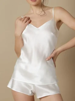 Seidentop 100% Seide ODON Satin von Marjolaine