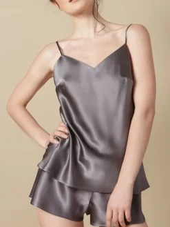 Seidentop 100% Seide ODON Satin von Marjolaine