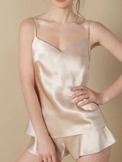 Seidentop 100% Seide ODON uni Marjolaine - viele Farben