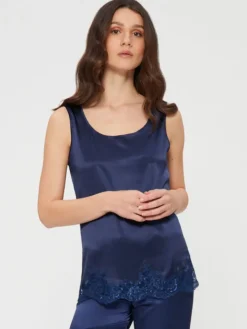 Seidentop Camisole SETA No. 11 mit Spitze von Chiara Fiorini