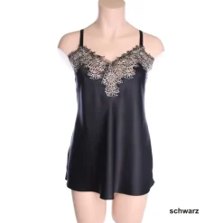 Seidentop CHARMING EMBROIDERY aus 100% Seide von Luna di Seta