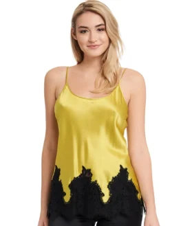 Seidentop MAILIN Satin mit Spitze von GATTINA