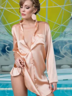 Seta Superior Sleepshirt mit Seide PODEROSA von Cotton Club