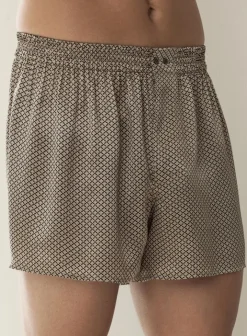 Silk Nightwear 100% Seide Herren BOXERSHORTS PRINT von Zimmerli