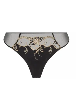 Slip EBLOUISSANTE ICONE mit Seide schwarz Lise Charmel