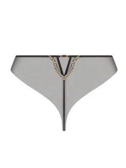 Slip EBLOUISSANTE ICONE mit Seide schwarz Lise Charmel