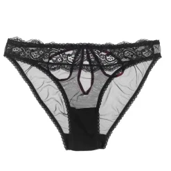 Slip Petal Knicker DREAM ON bordeaux-schwarz Mimi Holliday