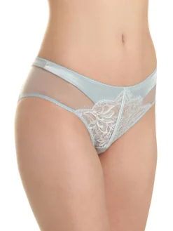 Slip VALSE Spitze und Satin uni von Prelude Milano