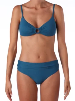 Soft-Cup Bikini ANTILLE in petrol von Ritratti Mare