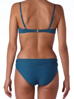 Soft-Cup Bikini ANTILLE in petrol von Ritratti Mare