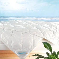 Sommerdecke COOL LINNEN von Summerline mit Leinen und Seide