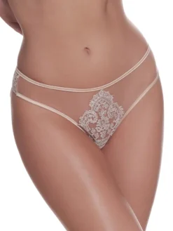 Spitze Brasiliana Slip gold-creme von Prelude Milano