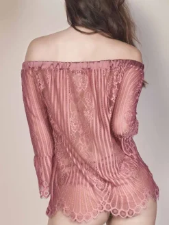 Spitze Carmen Shirt JOSEPHINE von Escora