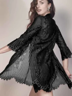 Spitze Morgenmantel JOSEPHINE von Escora