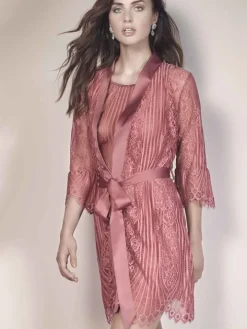 Spitze Morgenmantel JOSEPHINE von Escora