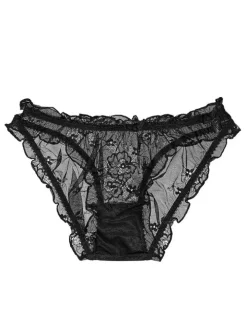 Spitze Slip MIMI COEUR schwarz von Cadolle