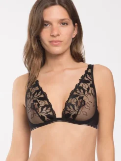 Spitze Triangel-BH SIN transparent von Maison Lejaby