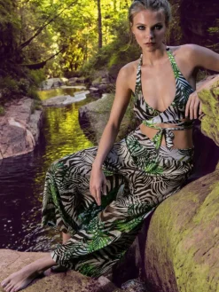 Strand Hose EMOTION grün von Nicole Olivier