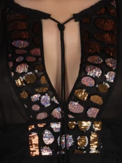 Strandkaftan FRESIA mit Pailletten von Cotton Club Mare