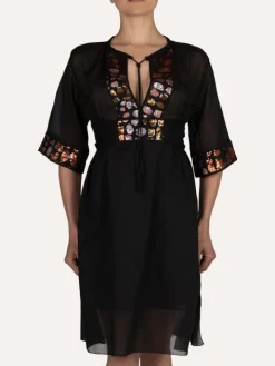 Strandkaftan FRESIA mit Pailletten von Cotton Club Mare