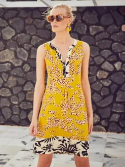 Strandkleid SANTORINI mais-bunt von Fürstenberg