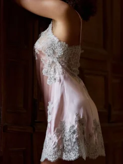 Stretchseide Combinette VITA in zartrosa von Marjolaine