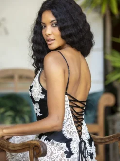 Stretchseide Nuisette kurz RUBY von Marjolaine