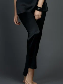 Stretchseide Pyjamahose SEDUZIONE DI SETA uni von Gattina