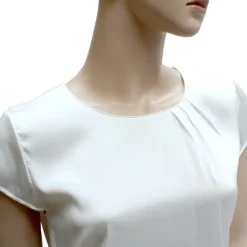 Stretchseide T-Shirt PROFUMO D'ORO schwarz oder gold von Gattina