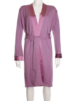 Strickjacke ISOLDE malve von Paolucci mit Wolle