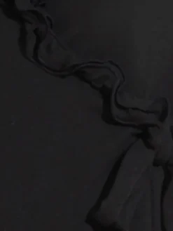 Strickjäckchen schwarz von Chiara Fiorini mit Wolle