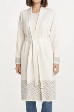 Strickmantel mittellang VALTENA Wollmix von Paolucci