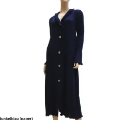 Strick-Morgenmantel FILU LANG von Paolucci mit Merinowolle