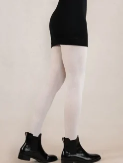 Strumpfhose gerippt mit Kaschmir von Bleuforêt