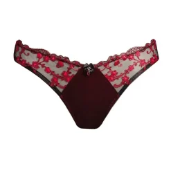 Tüll String JULIA himbeer-schwarz von Escora