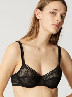 Tüllspitze Bügel-BH MISS LEJABY uni von Maison Lejaby