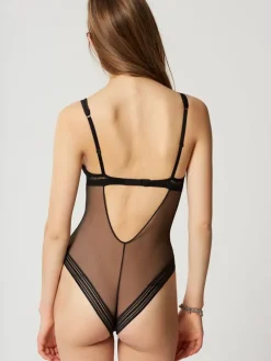 Tüllspitze String-Body MISS LEJABY edel von Maison Lejaby