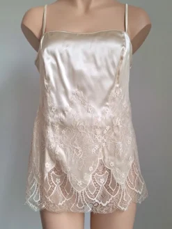 Top BARBERA mit Seide und Spitze von Cotton Club